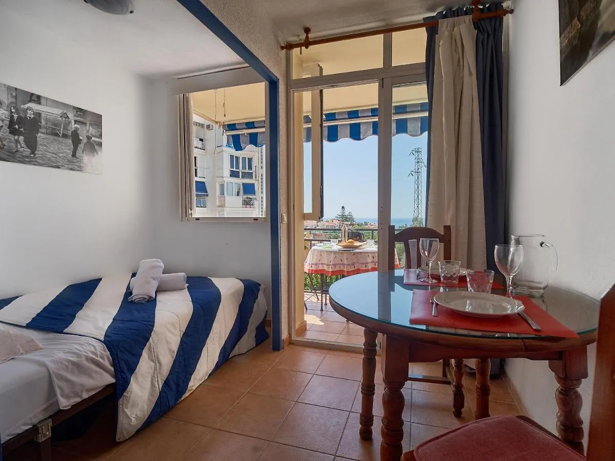 Lovely Studio With Seaview 700M From The Beach La Cala Del Moral Lägenhet
